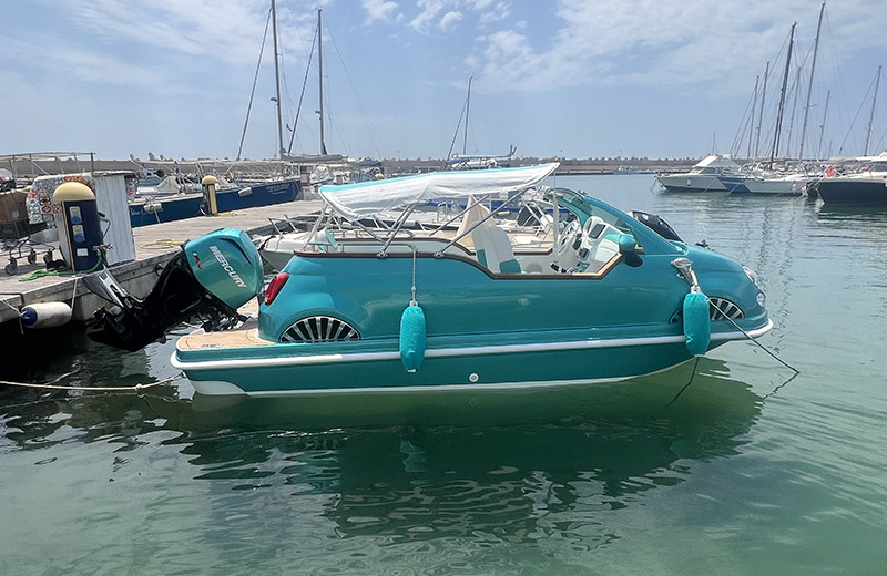 Escursione Barca Leuca Fiat 500